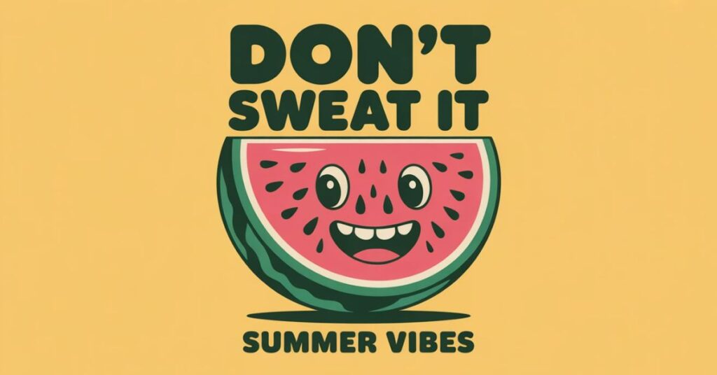 Best Summer Pun Ideas for T-shirts