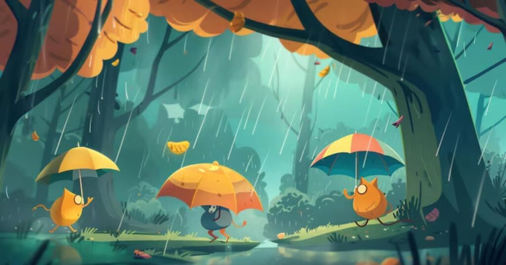 Cool Rain Puns for Captions