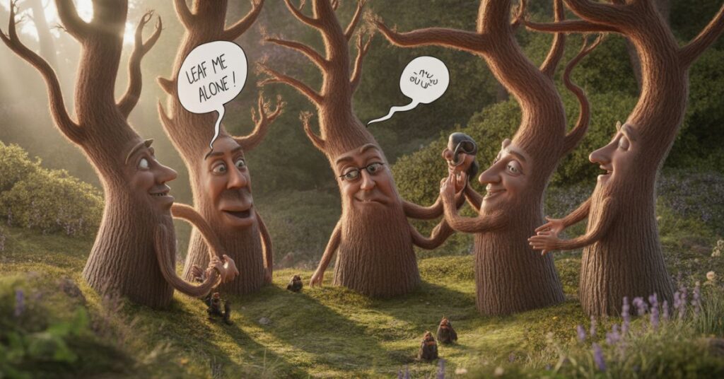 Crack a smile with witty tree pun magic