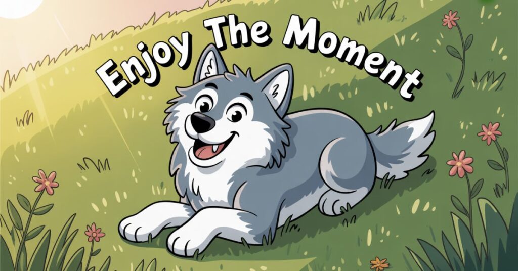 Wolf Jokes under the Stars
