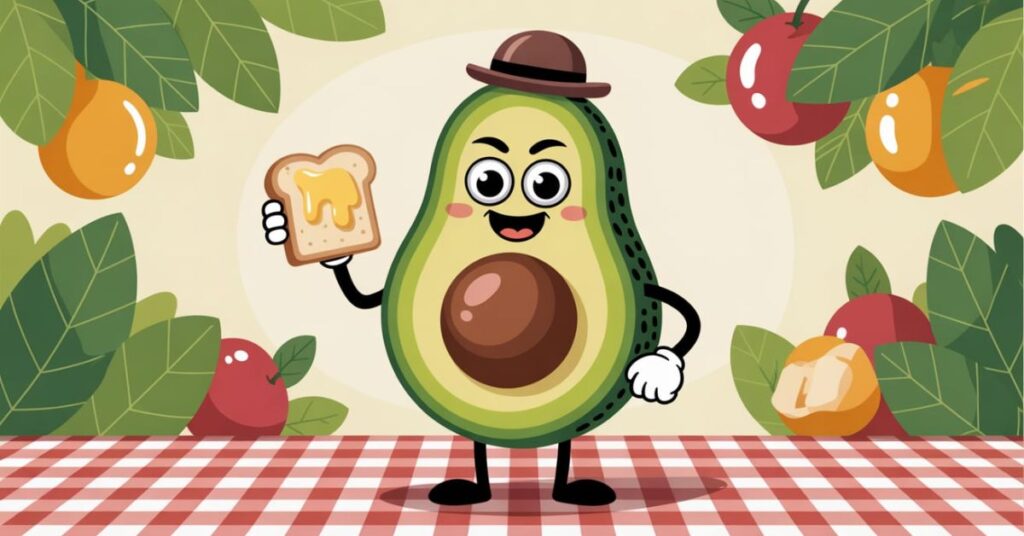 Green Goodness with Avocado Pun Smiles