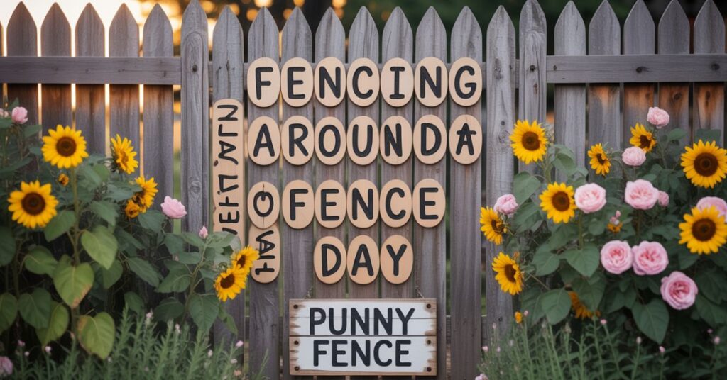 How Fences Add Humor to Life
