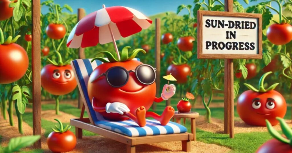 Making Friends Laugh with a Clever Tomato Pun