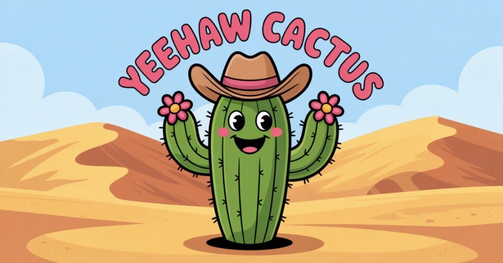Party Mood Lifts Thanks to Cactus Puns
