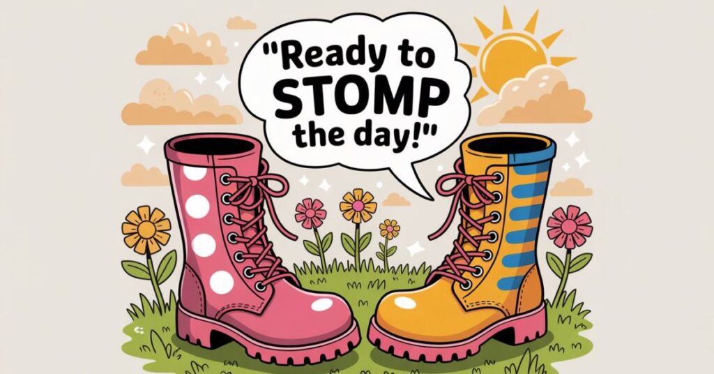 Rainy Day Boot Puns That Splash with Humor