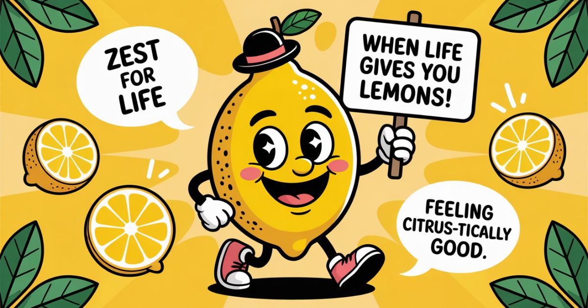 143+ Lemon Puns: Make Every Day Juicy with Tangy Wordplay