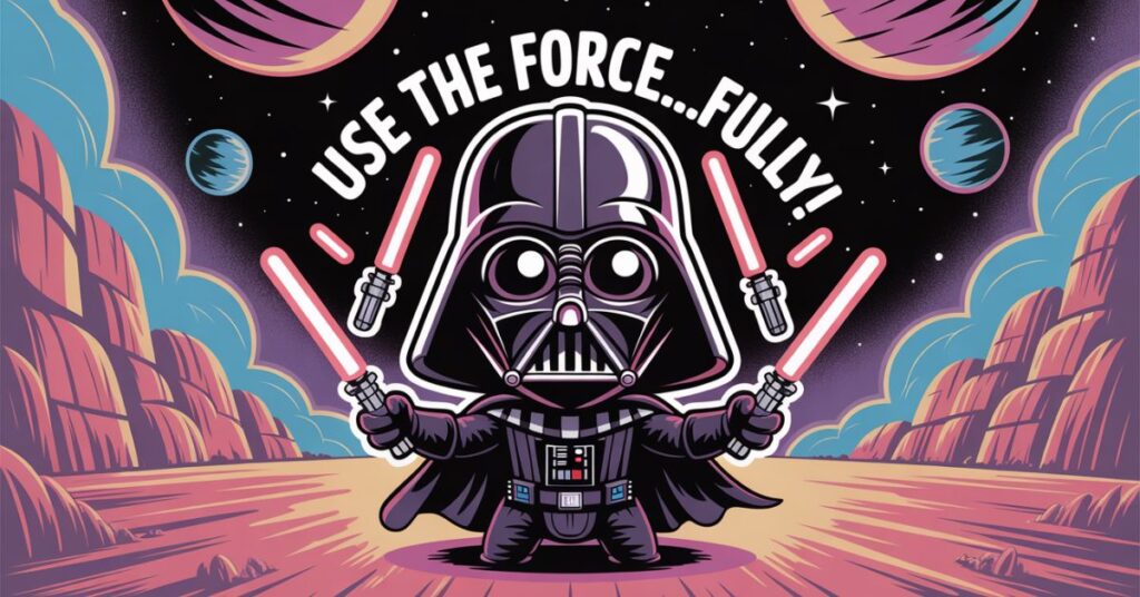 A Star Wars Pun That Shines Like a Saber
