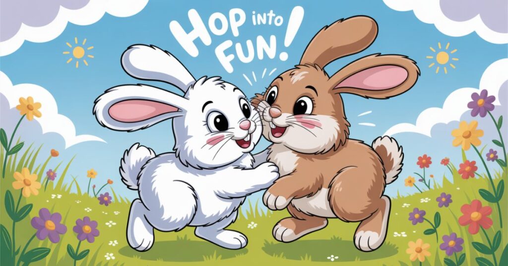 Cute Animal RABBIT PUN
