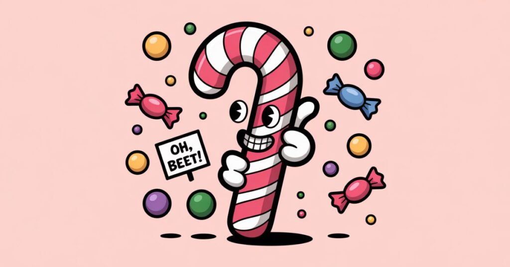 Cute Candy Pun for Kids and Friends
