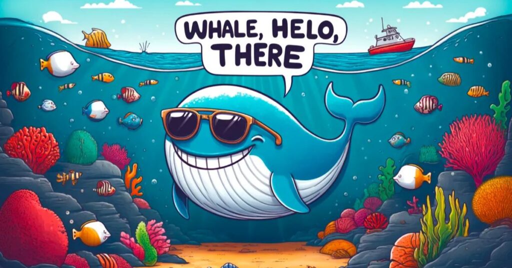 Funny WHALE PUN for Big Smiles