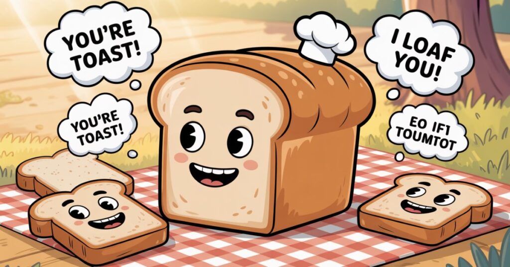 Love and Romance Bread Puns
