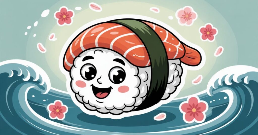 Maki Me Laugh with Sushi Pun
