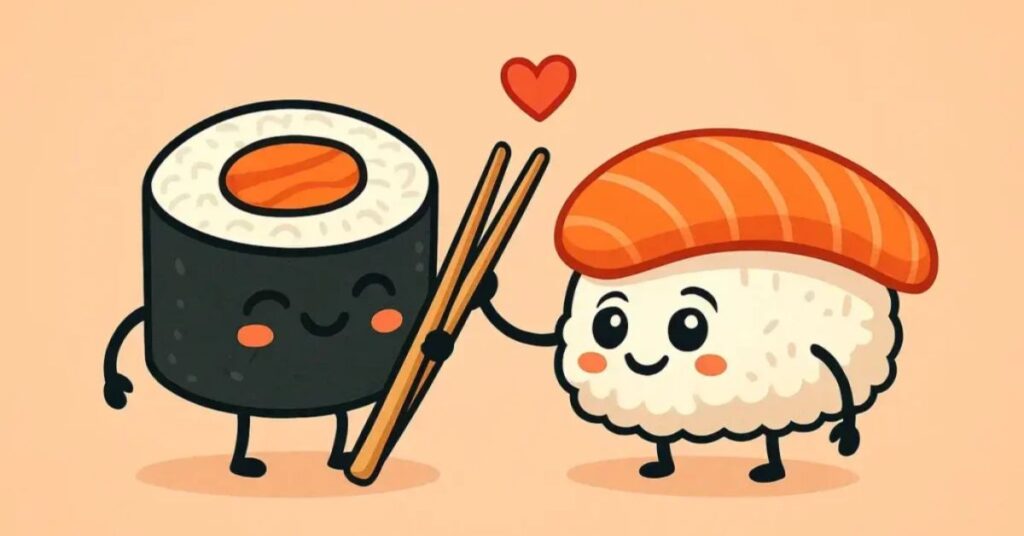 Salmon Had to Say It with Sushi Pun
