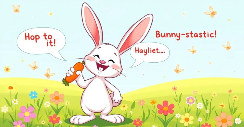 Silly RABBIT PUN Anytime
