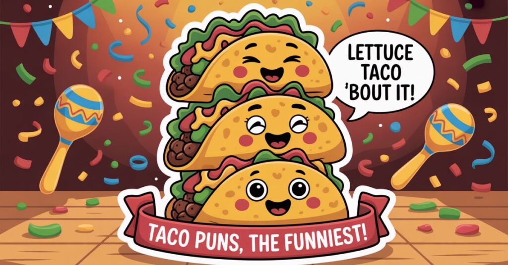 Spicy Jokes in Taco Puns
