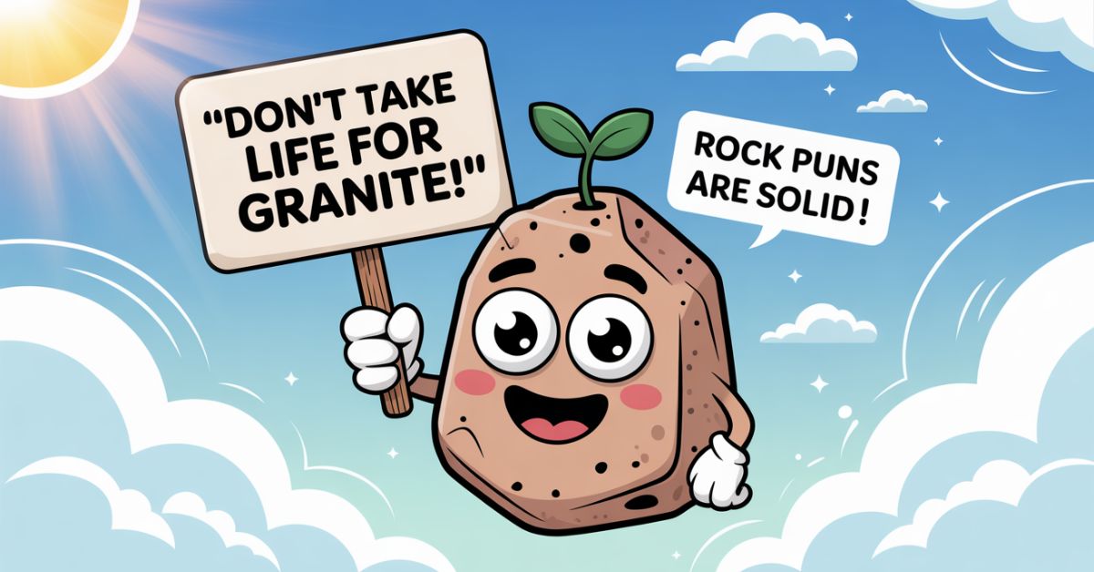 140+ Geology-Inspired Rock Puns to Make You Laugh Out Loud